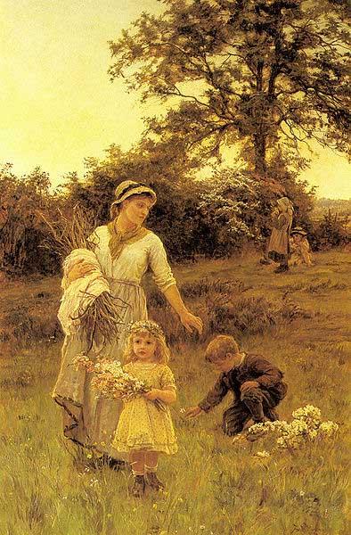 Frederick Morgan The Garland, France oil painting art